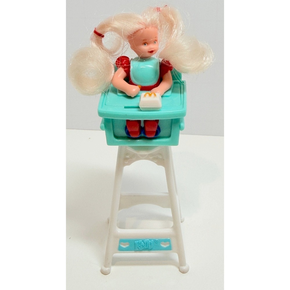 Vintage 1998 Barbie Eatin' Fun Kelly McDonald's Happy Meal Toy Working 4" - Picture 2 of 5